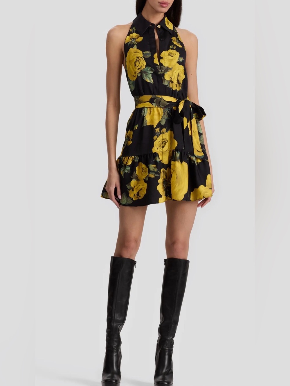 Alice & Olivia Miranda Floral Mini Dress
